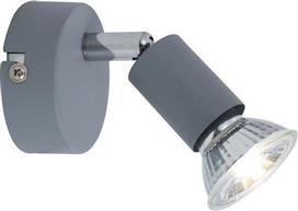 Eurolamp 145-25243 Vorras Μονό Σποτ με Ντουί GU10 σε Γκρι Χρώμα