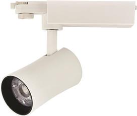 Eurolamp 145-59302 Μονό Σποτ με Ενσωματωμένο LED και Θερμό Φως σε Λευκό Χρώμα