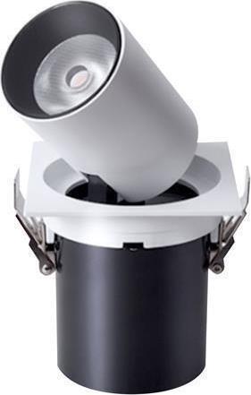 Eurolamp 145-65020 Χωνευτό Σποτ με Ενσωματωμένο LED και Φυσικό Λευκό Φως σε Λευκό χρώμα