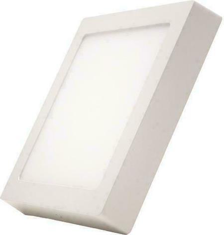 Eurolamp 145-68537 Τετράγωνο Εξωτερικό LED Panel Ισχύος 30W με Φυσικό Λευκό Φως 30x30cm 
