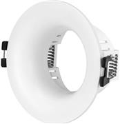 Eurolamp 147-52702 Πλαστικό Πλαίσιο για Σποτ GU10 Λευκό 8.6x8.6cm
