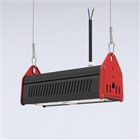 Eurolamp 147-56683 Στεγανό Κρεμαστό Φωτιστικό Οροφής Εξωτερικού Χώρου με Ενσωματωμένο LED σε Μαύρο Χρώμα