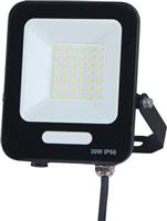 Eurolamp 147-69007 Στεγανός Προβολέας LED 30W Φυσικό Λευκό 4000K IP66