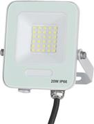 Eurolamp 147-69034 Στεγανός Προβολέας LED 20W Φυσικό Λευκό 4000K IP66