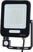 Eurolamp 147-69069 Στεγανός Προβολέας LED 50W Ψυχρό Λευκό 6500K με Αισθητήρα Κίνησης IP54