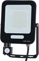 Eurolamp 147-69069 Στεγανός Προβολέας LED 50W Ψυχρό Λευκό 6500K με Αισθητήρα Κίνησης IP54