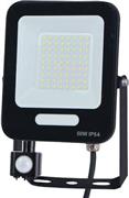 Eurolamp 147-69070 Στεγανός Προβολέας LED 50W Φυσικό Λευκό 4000K με Αισθητήρα Κίνησης IP66