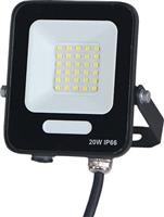 Eurolamp 147-69803 Στεγανός Προβολέας LED 20W Φυσικό Λευκό 4000K IP66