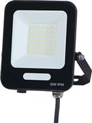 Eurolamp 147-69805 Στεγανός Προβολέας LED 30W Φυσικό Λευκό 4000K IP66