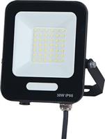 Eurolamp 147-69805 Στεγανός Προβολέας LED 30W Φυσικό Λευκό 4000K IP66
