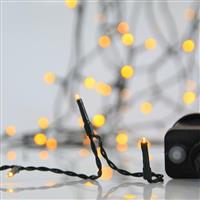Eurolamp 1500 Χριστουγεννιάτικα Λαμπάκια LED Θερμό Λευκό 74.95m σε Σειρά με Πράσινο Καλώδιο και Προγράμματα 600-11597