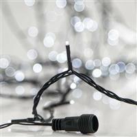 Eurolamp 280 Χριστουγεννιάτικα Λαμπάκια LED Ψυχρό Λευκό 2.1m σε Σειρά με Πράσινο Καλώδιο Χωρίς Μετασχηματιστή 600-11808