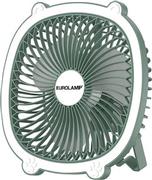 Eurolamp 300-20510 Επιτραπέζιο Επαναφορτιζόμενο Με Led Φως Φ17 Ανεμιστηράκι Πράσινο