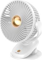 Eurolamp 300-20534 Ανεμιστήρας Επιτραπέζιος Επαναφορτιζόμενος με Μανταλάκι Φ17 5W Λευκός