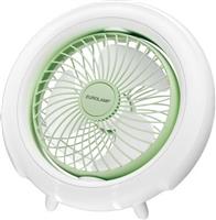 Eurolamp 300-20536 Ανεμιστήρας Επιτραπέζιος-Κρεμαστός Επαναφορτιζόμενος Φ16 4W LED Φως Λευκός