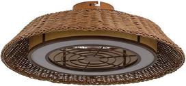 Eurolamp 300-25053 Ανεμιστήρας Οροφής 63cm με Φως και Τηλεχειριστήριο Καφέ