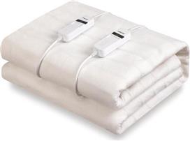 Eurolamp 300-29206 Διπλό Ηλεκτρικό Υπόστρωμα Πλενόμενο Λευκό 120W 140x160cm