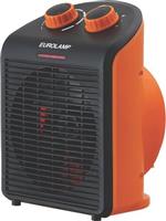 Eurolamp 300-41103 Αερόθερμο Μπάνιου Δαπέδου Μαύρο-Πορτοκαλί 2000W