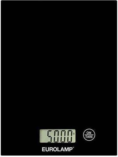 Eurolamp 300-70038 Ψηφιακή Ζυγαριά Κουζίνας 1gr/5kg Μαύρη