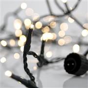 Eurolamp 300 Χριστουγεννιάτικα Λαμπάκια LED Φυσικό Λευκό σε Σειρά με Πράσινο Καλώδιο 600-11314