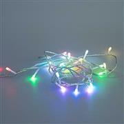 Eurolamp 300 Χριστουγεννιάτικα Λαμπάκια LED Λευκά σε Σειρά με Διαφανές Καλώδιο 600-11923