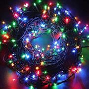 Eurolamp 300 Χριστουγεννιάτικα Λαμπάκια LED σε Σειρά με Πράσινο Καλώδιο χωρίς Μετασχηματιστή και Controller 600-11919