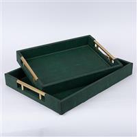 Eurolamp 752-16105 Δίσκοι Σετ 2τμχ Pu Πράσινο 40x30x4.5