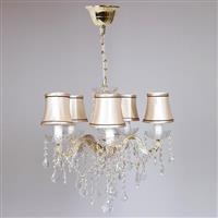 Eurolamp 757-12029 Πολυέλαιος με Καπέλα Χρυσός