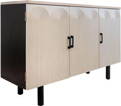 Eurolamp 810-00202 Μπουφές από Μέταλλο & Ξύλο Λευκός 120x40x81.5cm