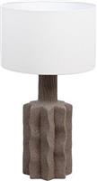 Eurolamp 814-50033 Κεραμικό Πορτατίφ με Λευκό Καπέλο και Γκρι Βάση