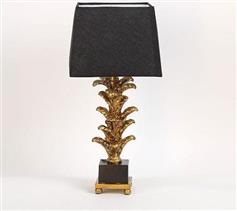 Eurolamp 814-80046 Πορτατίφ με Μαύρο Καπέλο και Χρυσή Βάση