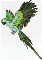 Eurolamp 600-43229 Διακοσμητικό Πουλί από Ύφασμα 40x22x16cm