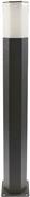 Eurolamp Φωτιστικό Κολωνάκι Εξωτερικού Χώρου E27 Μαύρο 9.5x9.5x70cm 145-20611