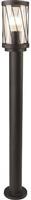 Eurolamp Φωτιστικό Κολωνάκι Εξωτερικού Χώρου E27 σε Μαύρο Χρώμα 145-20605