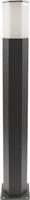 Eurolamp Φωτιστικό Κολωνάκι Εξωτερικού Χώρου E27 σε Μαύρο Χρώμα 9.5x9.5x70cm 145-20611