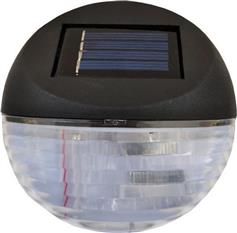 Eurolamp Ηλιακό Φωτιστικό Επιτοίχιας Τοποθέτησης με Αισθητήρα Φωτός και Θερμό Λευκό Φως Μαύρο 145-20814