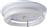 Eurolamp Κλασική Μεταλλική Πλαφονιέρα Οροφής με Ενσωματωμένο LED Λευκή 34cm 147-56051