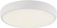 Eurolamp Κλασική Μεταλλική Πλαφονιέρα Οροφής με Ενσωματωμένο LED σε Λευκό χρώμα 45cm 144-51010