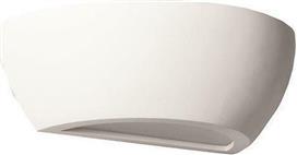 Eurolamp Κλασικό Φωτιστικό Τοίχου με Ντουί E14 Λευκό 31cm 147-53307