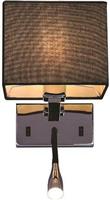 Eurolamp Lora Μοντέρνο Φωτιστικό Τοίχου με Ντουί E27 Ασημί 20cm 145-22001