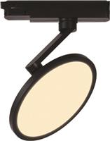 Eurolamp Μονό Σποτ με Ενσωματωμένο LED και Φυσικό Φως Μαύρο 145-59405