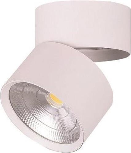 Eurolamp Μονό Σποτ με Ενσωματωμένο LED και Φυσικό Φως σε Λευκό Χρώμα 145-25206
