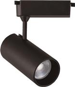 Eurolamp Μονό Σποτ με Ενσωματωμένο LED και Θερμό Φως Μαύρο 145-59053
