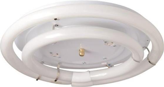 Eurolamp Μοντέρνα Μεταλλική Πλαφονιέρα Οροφής με Ενσωματωμένο LED Λευκή 34cm 147-56052
