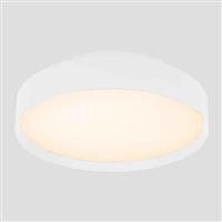 Eurolamp Μοντέρνα Μεταλλική Πλαφονιέρα Οροφής με Ενσωματωμένο LED Λευκή 80cm 144-51004