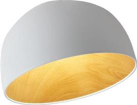 Eurolamp Μοντέρνα Μεταλλική Πλαφονιέρα Οροφής με Ενσωματωμένο LED σε Λευκό χρώμα 35cm 144-51015
