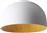 Eurolamp Μοντέρνα Μεταλλική Πλαφονιέρα Οροφής με Ενσωματωμένο LED σε Λευκό χρώμα 35cm 144-51016
