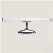 Eurolamp 144-80502 Μοντέρνο Φωτιστικό Τοίχου με Ενσωματωμένο LED και Φυσικό Λευκό Φως Ασημί 40cm