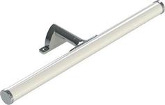 Eurolamp Μοντέρνο Φωτιστικό Τοίχου με Ενσωματωμένο LED και Θερμό Λευκό Φως Ασημί 145-21505