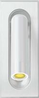 Eurolamp Μοντέρνο Φωτιστικό Τοίχου με Ενσωματωμένο LED και Θερμό Λευκό Φως Λευκό 145-50002